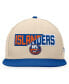 Men's Cream/Royal New York Islanders Goalaso Snapback Hat