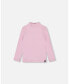 Фото #1 товара Big Girls Super Soft Brushed Mock Neck Top Pink Lavender