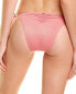 Pq Swim Tie Teeny String Bikini Bottom Women's Pink L
