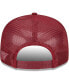 Фото #4 товара Men's Cardinal Arkansas Razorbacks Grade Trucker 9FIFTY Snapback Hat