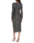 Фото #2 товара Michael Kors Collection Sequin Midi Dress Women's Metallic 10