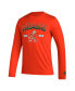 Фото #3 товара Men's Orange Miami Hurricanes Mighty Mascot Pregame Long Sleeve T-shirt