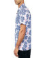 Men's Regular-Fit Non-Iron Performance Stretch Medallion Print Camp Shirt