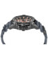 Фото #2 товара Men's The Skull Gray Silicone Strap Watch 44mm