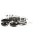 Фото #1 товара Essentials Hard Anodized Nonstick Cookware Set, 10 piece