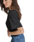 ფოტო #4 პროდუქტის DKNY Women's Cotton Twist-Front V-Neck Short-Sleeve Top