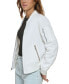 Фото #9 товара Women's Lightweight Zip-Detail Bomber Jacket