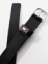 Tommy Jeans oval 3.0 belt in black