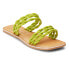 Фото #3 товара BEACH by Matisse Amalia Flat Womens Green Casual Sandals AMALIA-341