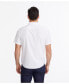 Фото #3 товара Men's Slim Fit Wrinkle-Free Performance Short Sleeve Gironde Button Up Shirt