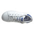 Adidas Stan Smith C Little Kids Shoes White-White-Blue bb0694