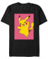 Men's Pokemon Pika Leap Short Sleeve T-shirt Черный, Small - фото #1