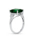 Фото #2 товара Кольцо Bling Jewelry Elegant Emerald Statement