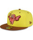 Men's Yellow Beloit Sky Carp Copa De La Diversion 59FIFTY Fitted Hat