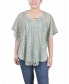Women's Lace Poncho Top with Bar