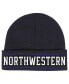 Фото #1 товара Men's Black Northwestern Wildcats 2023 Sideline Lifestyle Performance Cuffed Knit Hat