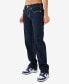 ფოტო #3 პროდუქტის Women's Ricki Flap Lurex Big T Straight Jeans