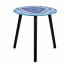Side table Marble Blue Black Crystal 40 x 41,5 x 40 cm (4 Units)