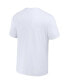 Men's Darius Rucker Collection by White Cleveland Guardians Distressed Rock T-shirt M - фото #4