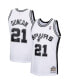 ფოტო #1 პროდუქტის Men's Tim Duncan White San Antonio Spurs 1998-99 Hardwood Classics Swingman Jersey