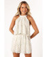 ფოტო #3 პროდუქტის Women's Mindy Halterneck Romper