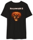 Фото #1 товара Halloween II Men's Pumpkin Skull Graphic Tshirt