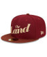 ფოტო #2 პროდუქტის Men's Wine, Brown Cleveland Cavaliers 2023/24 City Edition 59FIFTY Fitted Hat