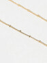 ASOS DESIGN sunglasses chain with dot dash design in gold tone