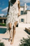 Фото #3 товара Платье асимметричного кроя с узлами ZARA