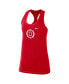 ფოტო #2 პროდუქტის Women's Scarlet Ohio State Buckeyes Modern Circle Racerback Tank Top