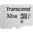 Transcend microSD Card SDHC 300S 32GB with Adapter - 32 GB - MicroSDHC - Class 10 - NAND - 95 MB/s - 25 MB/s