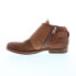 Фото #5 товара A.S.98 Zari 630253-101 Womens Brown Leather Ankle & Booties Boots 6