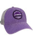 Men's Purple Northwestern Wildcats Sunset Dashboard Trucker Snapback Hat Фиолетовый - фото #4