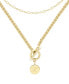 ფოტო #1 პროდუქტის 14K Gold Plated Stella Initial Layering Necklace Set
