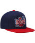 ფოტო #4 პროდუქტის Men's Navy and Red Houston Rockets Hardwood Classics Team Two-Tone 2.0 Snapback Hat