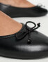 RAID Marie ballet flat with bow in black