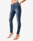 Women's Jennie No Flap Ladder Stitch Super Skinny Jean Синий, 25 - фото #2