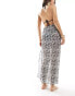 Brave Soul sarong in zebra print