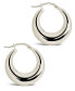 Graduated Tube Hoop Earrings