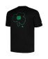 Фото #2 товара Men's Black Notre Dame Fighting Irish Big and Tall Pop T-shirt