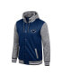 Men's Navy Penn State Nittany Lions Robinson Hoodie Full-Snap Jacket