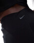 Nike Training One wrapped high waisted 5 inch legging shorts in black