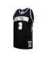 Фото #3 товара Men's Allen Iverson Black Georgetown Hoyas Player Swingman Jersey