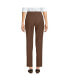 ფოტო #3 პროდუქტის Petite High Rise Bi Stretch Pintuck Pencil Ankle Pants