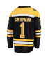 Фото #2 товара Men's Jeremy Swayman Black Boston Bruins 2017/18 Home Breakaway Replica Jersey