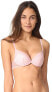 Фото #1 товара Calvin Klein 158941 Women's Obsess Underwire Flowery Lace Push Up Bra Sz. 34DD