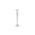 Candleholder Romimex Transparent Glass 6 x 31 x 6 cm