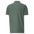 Puma Essential Pique Logo Short Sleeve Polo Shirt Mens Green Casual 67910744