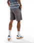 Фото #4 товара Selected Homme loose fit ripstop shorts in light grey