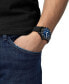 ფოტო #4 პროდუქტის Men's Swiss Automatic Seastar 1000 Powermatic 80 Black Synthetic Strap Watch 40mm
